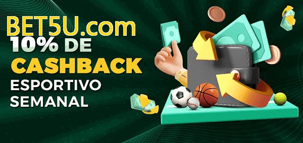 10% de bônus de cashback na BET5U.com